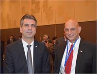 שר הכלכלה והתעשייה אלי כהן ואהרון אהרון, מנכל רשות החדשנות- קרדיט- דוברות משרד הכלכלה